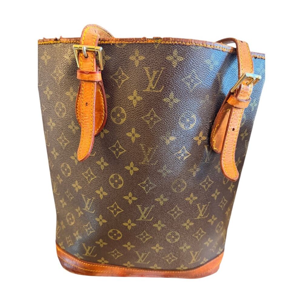 Vintage Louis Vuitton Monogram Bucket GM Tote – Exceptionally Clean Interior